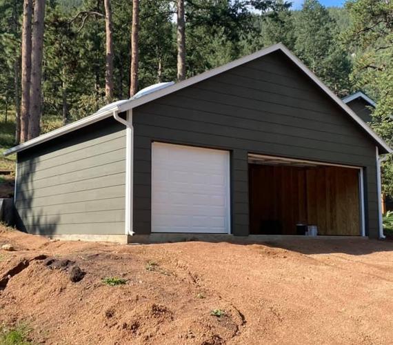 Custom Built 3 Car Garage